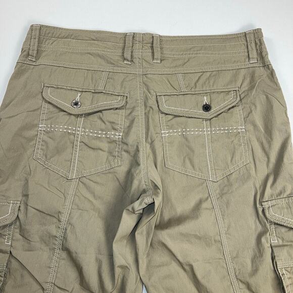 Kuhl Resistor Air Roll-Up Short Adjustable Cargo Crop Pant/Bermuda Tan Size 6 - Picture 10 of 12